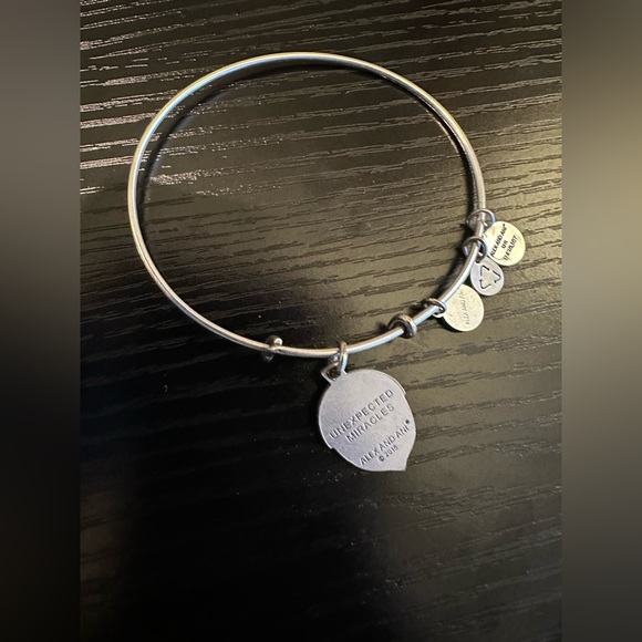 Alex and Ani Unexpected Miracles Silver Bangle. - Picture 2 of 2